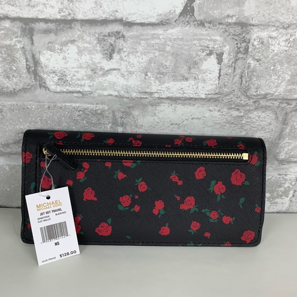 Michael Kors Jet Set Travel Flat Wallet - Picture 2 of 4